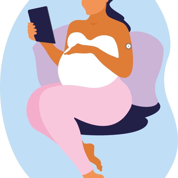 ¿Cuál es el papel de la tecnología en el embarazo de mujeres que viven con diabetes?